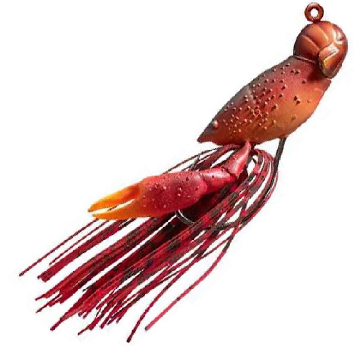 LIVETARGET Hollow Body Craw Soft Craw Bait - Red, 1-3/4in, 1/2oz