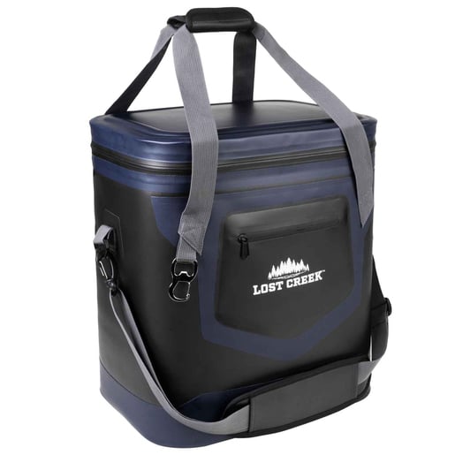 Ozark Trail Saltwater 15 Liter Fishing Tackle Box Gear Bag, Black,  Polyester 