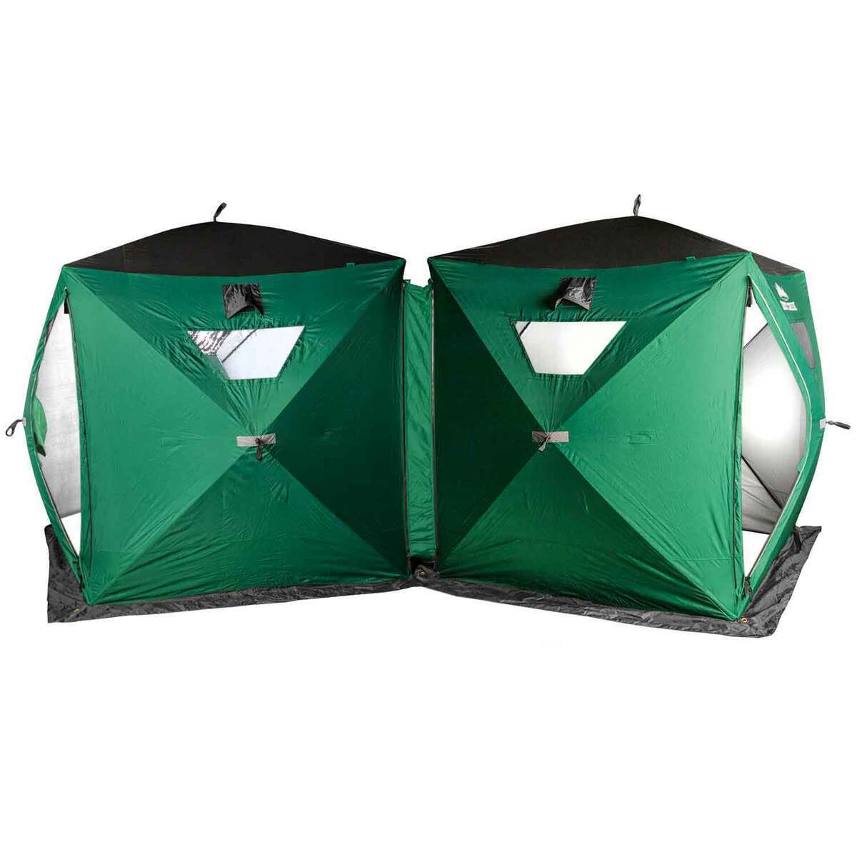 Lost Creek Party Tent Kit Ice Fishing Shelter - Green/Black by Sportsman's Warehouse