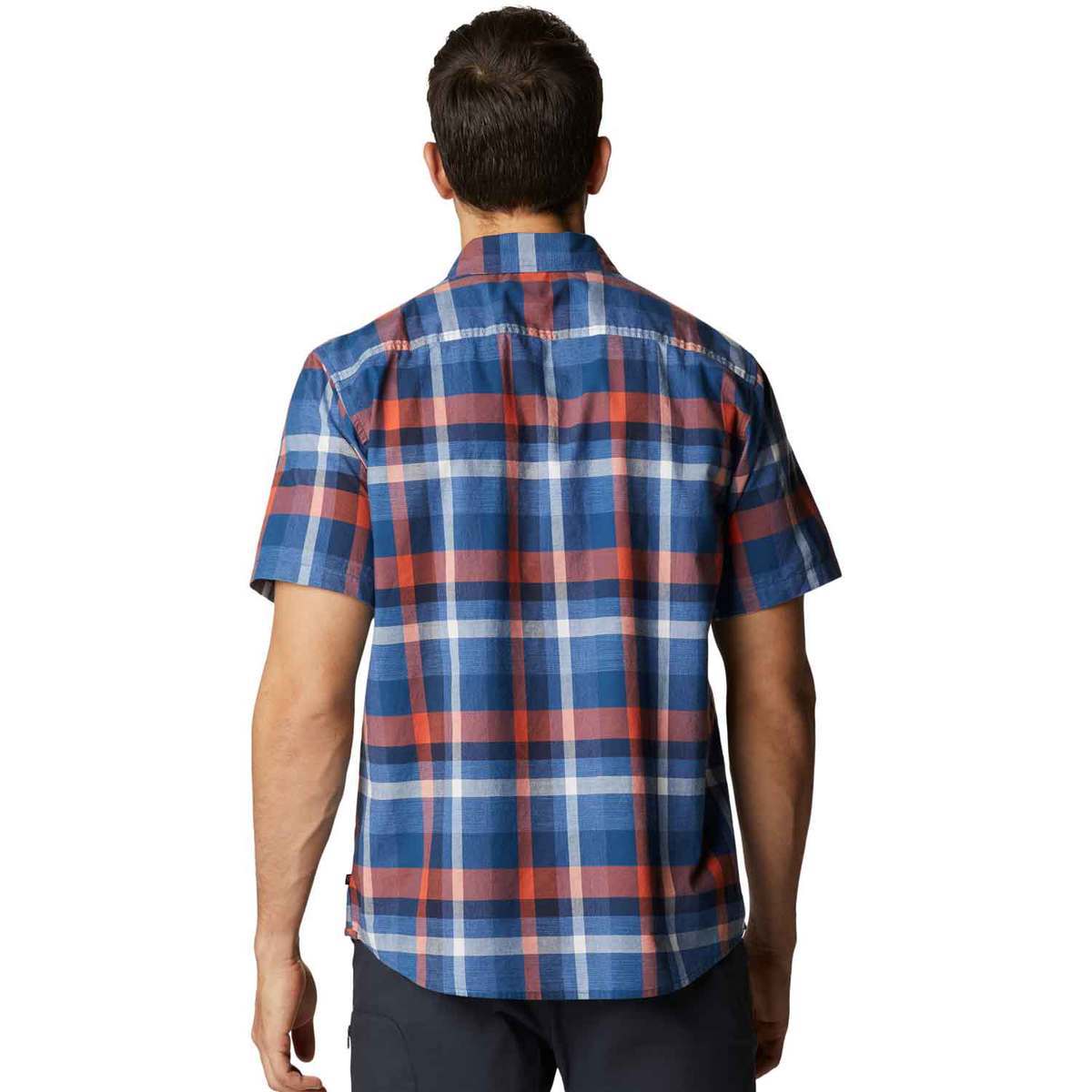 Mountain Hardwear Men's Big Cottonwood Short Sleeve Casual Shirt - Deep ...