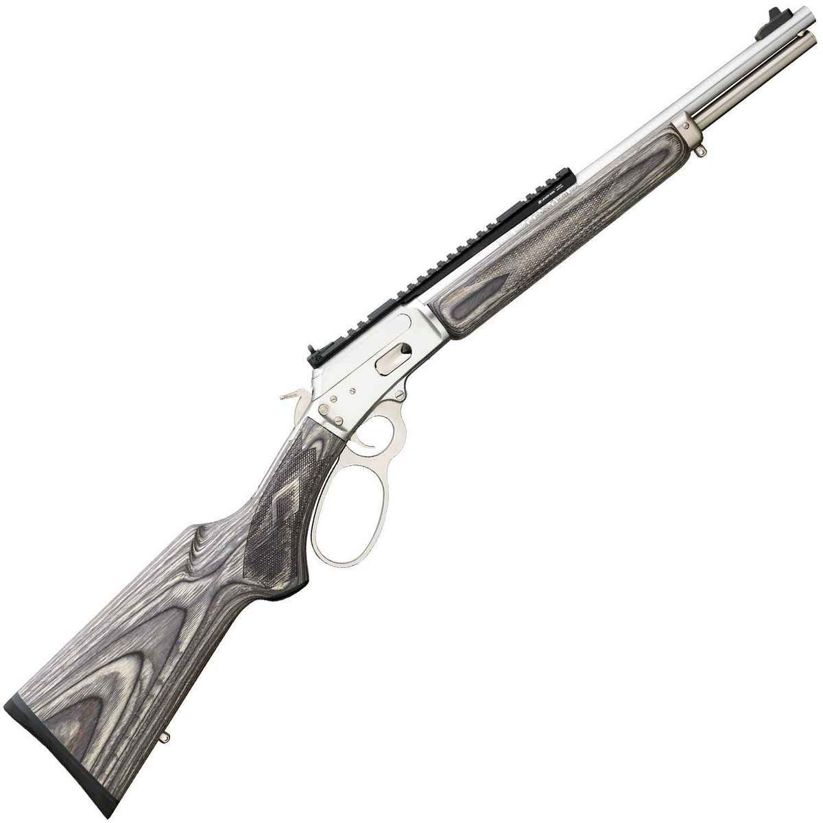 Marlin 1894 Csbl Stainlesslaminate Lever Action Rifle 357 Magnum Blackgraystainless 