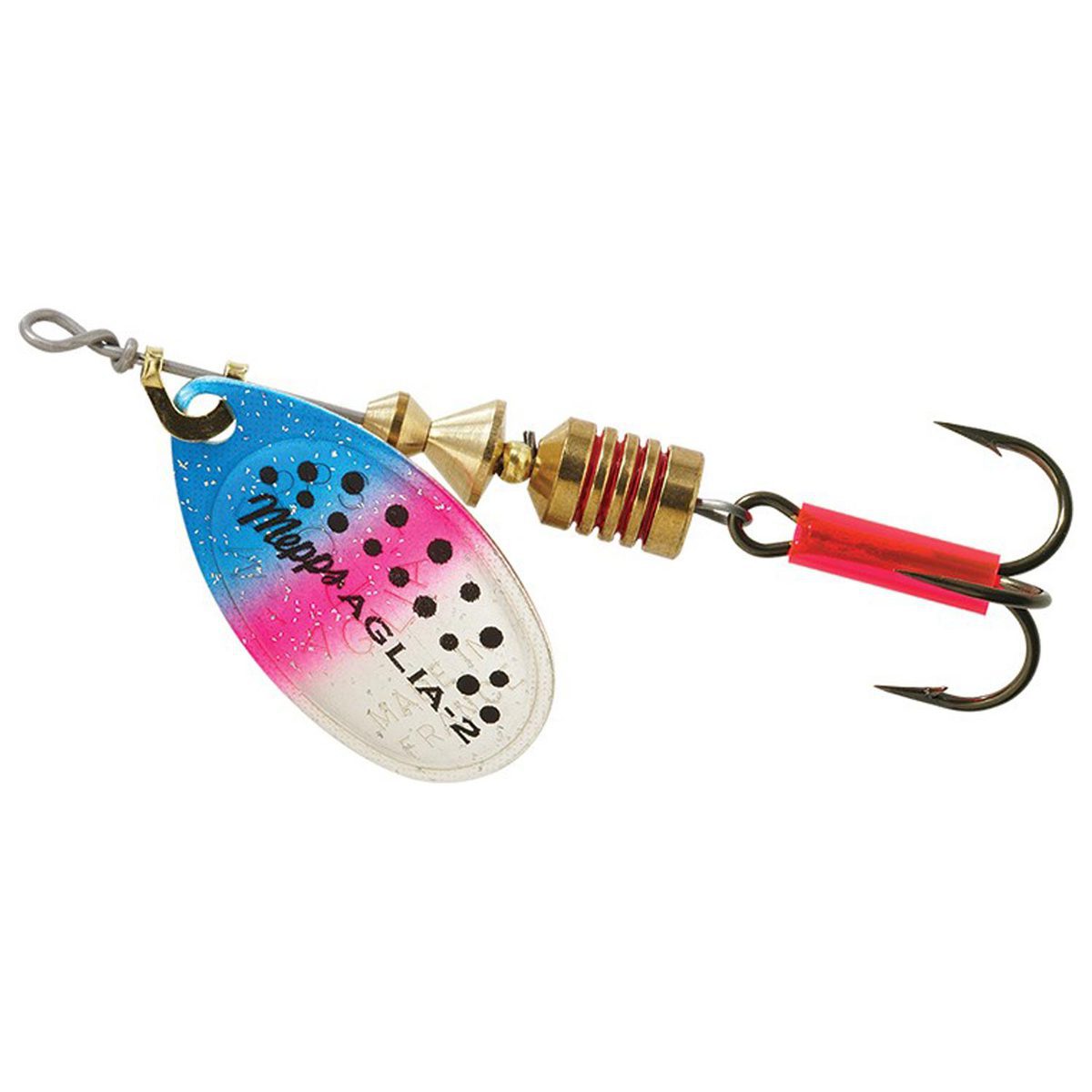 Mepps Aglia In Line Spinner Rainbow Trout, 1/12oz