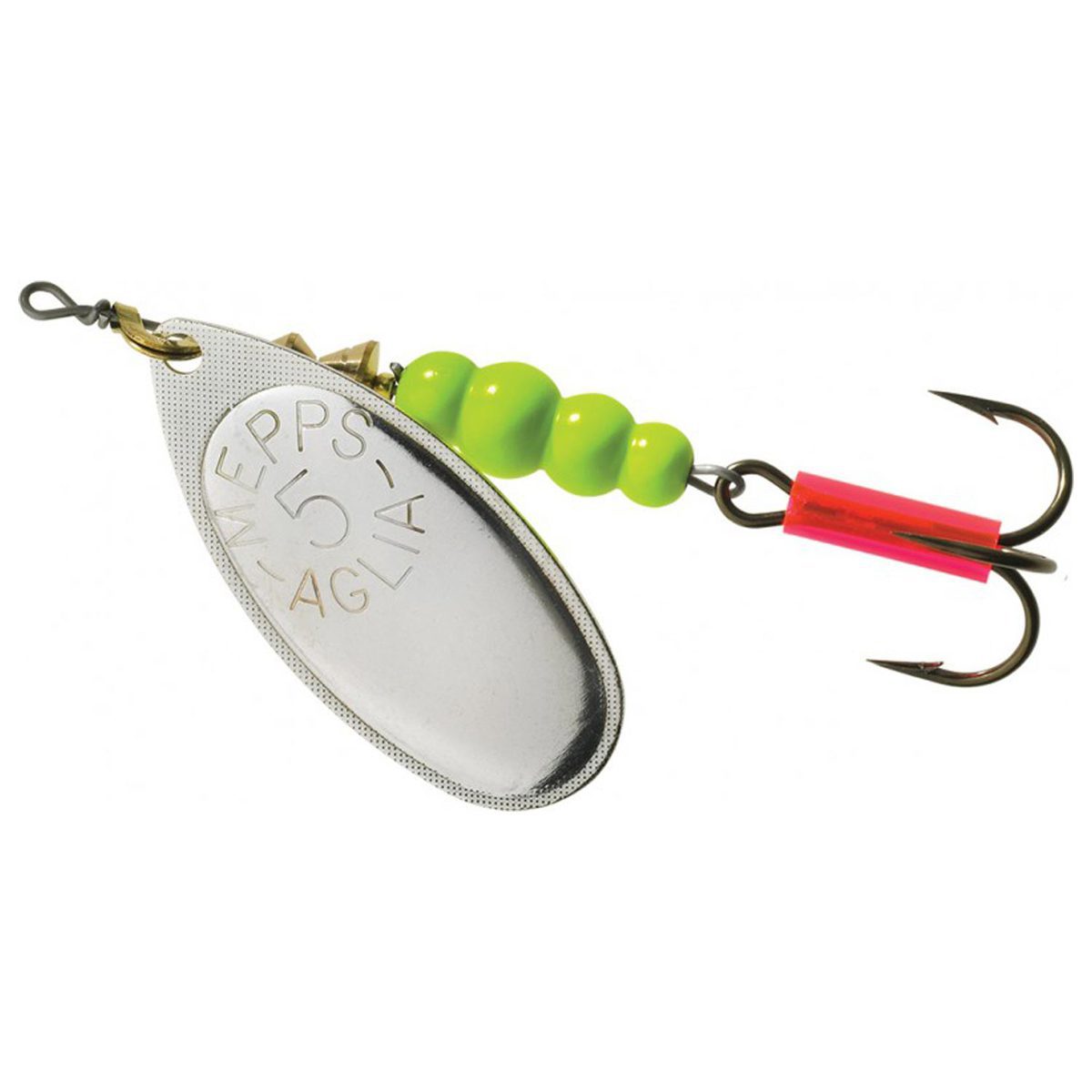 Mepps Trophy Series In Line Spinner Flo. Chart.Body, 1/2oz Flo