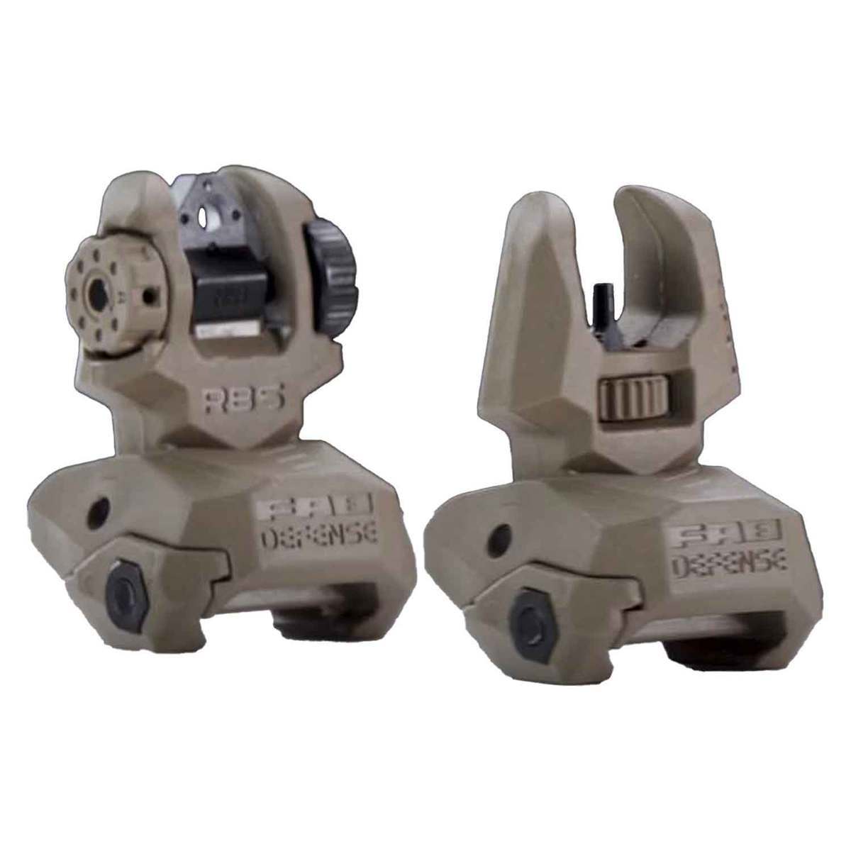 Meprolight Frbs Tritium Flip Up Rifle Sights Tan Sportsmans Warehouse