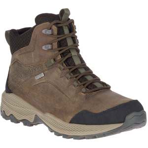 Merrell Men's Forestbound Waterproof Mid Hiking Boots - Cloudy - Size 9.5