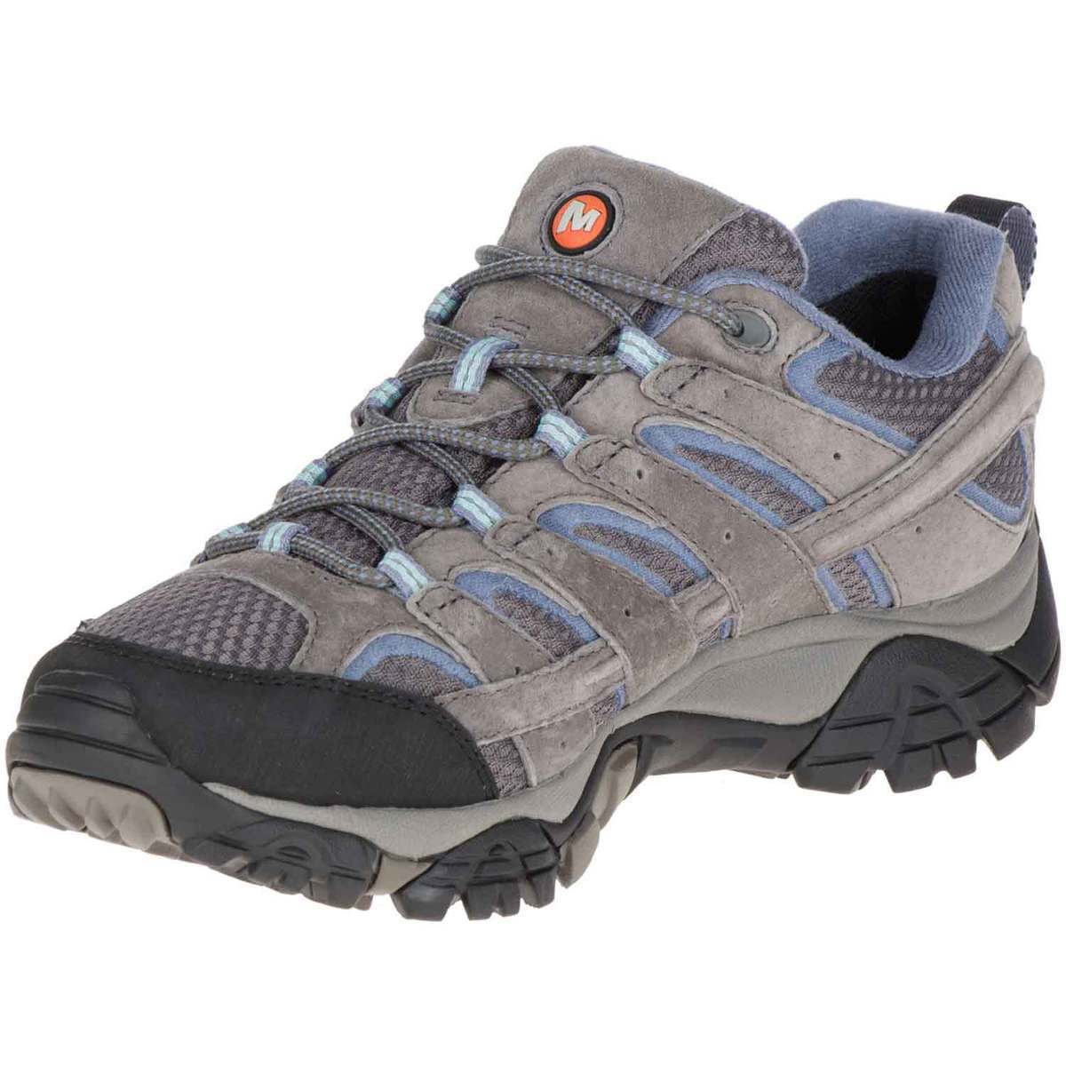 Merrell Women's Moab 2 Wide Waterproof Low Hiking Shoes - Granite ...