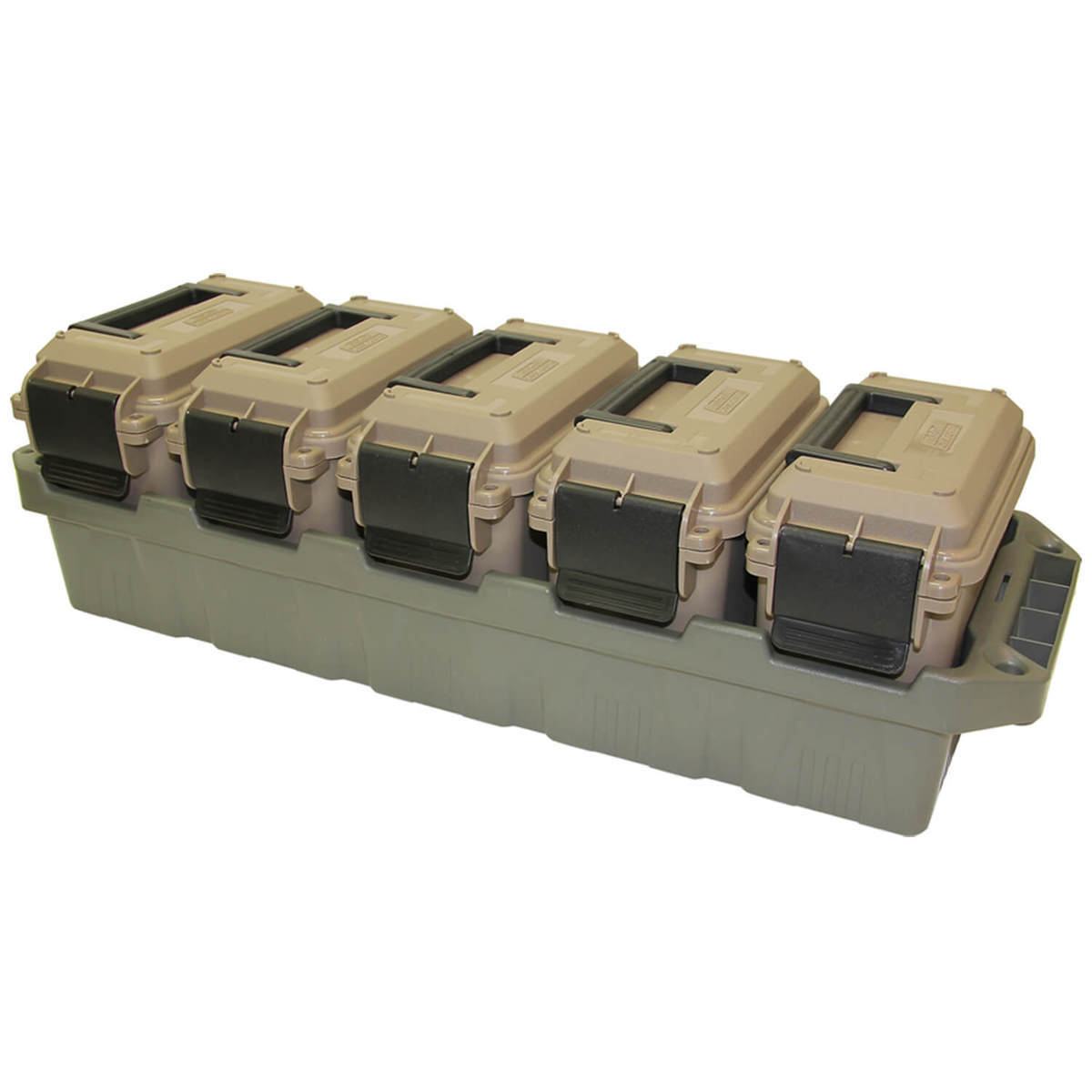 Plano Shot Shell Box, OD Green, Small Plastic Ammo Storage
