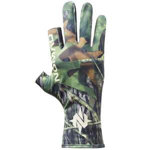 Nomad Men's Mossy Oak Shadow Leaf Fingerless Hunting Gloves - M/L