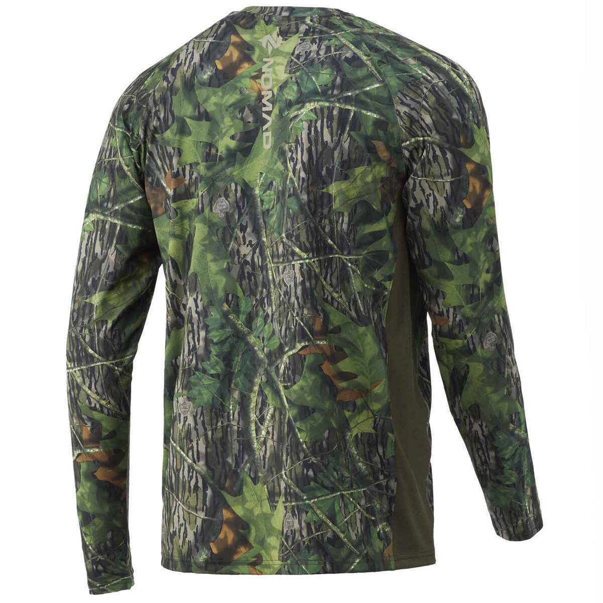 Nomad Men's Mossy Oak Shadow Leaf Pursuit Long Sleeve Hunting Shirt ...