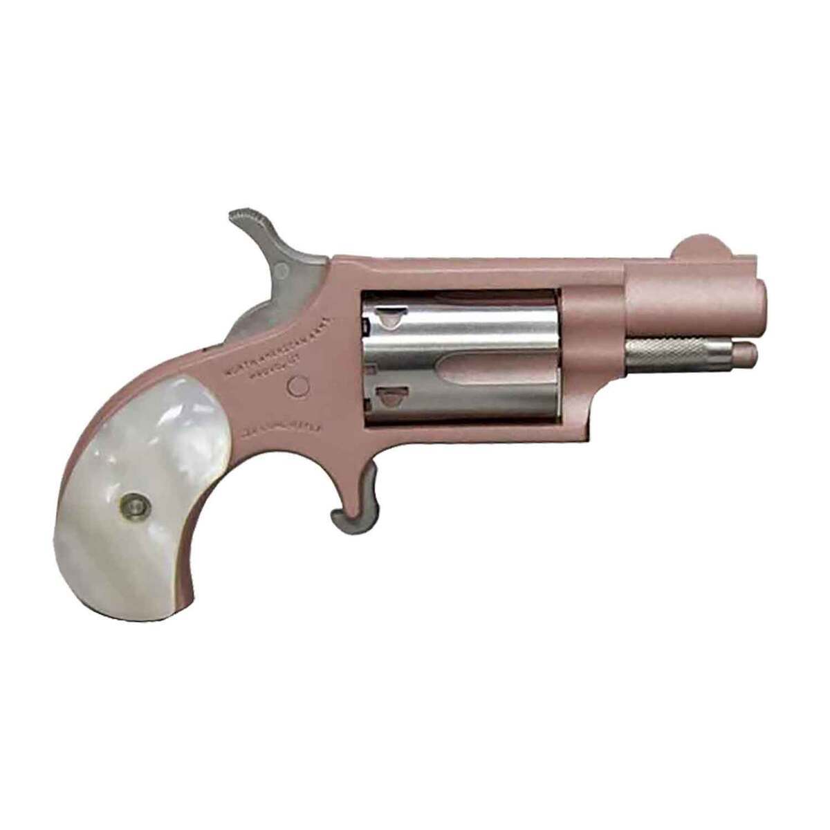 North American Arms Mini Revolver Mom 22 Long Rifle 1in Stainless And Rose Gold Revolver 5 2420