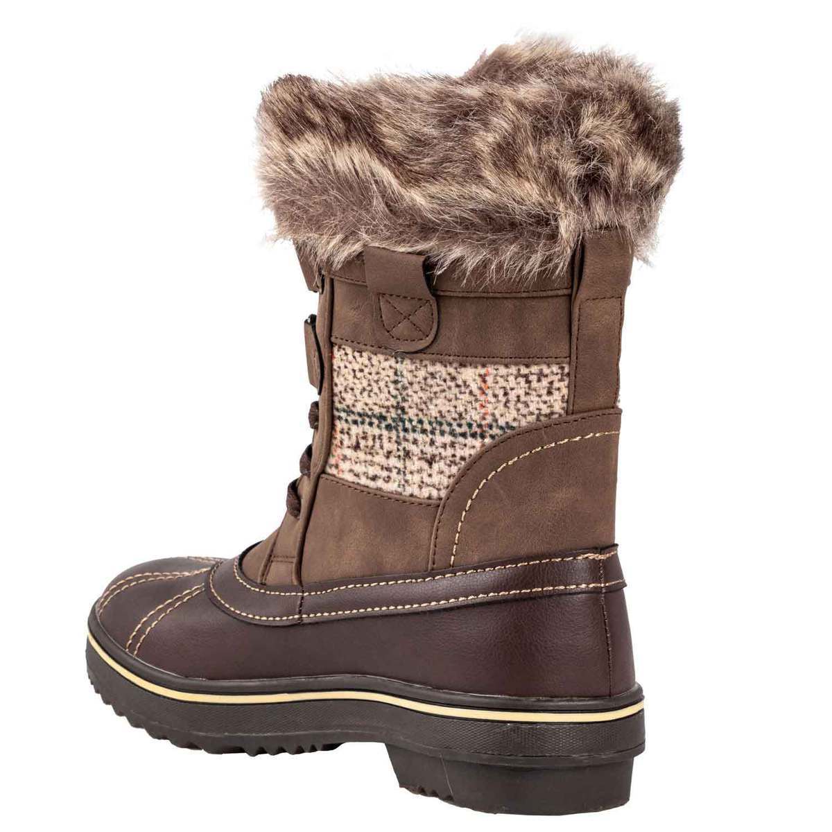 Northside Women's Brookelle Winter Boots - Dark Brown - Size 8 - Dark ...