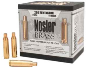 Nosler 30 Nosler Brass Bag of 25