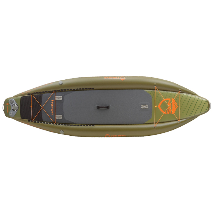 NRS Heron Inflatable Fishing StandUp Paddleboard 11ft Green Green