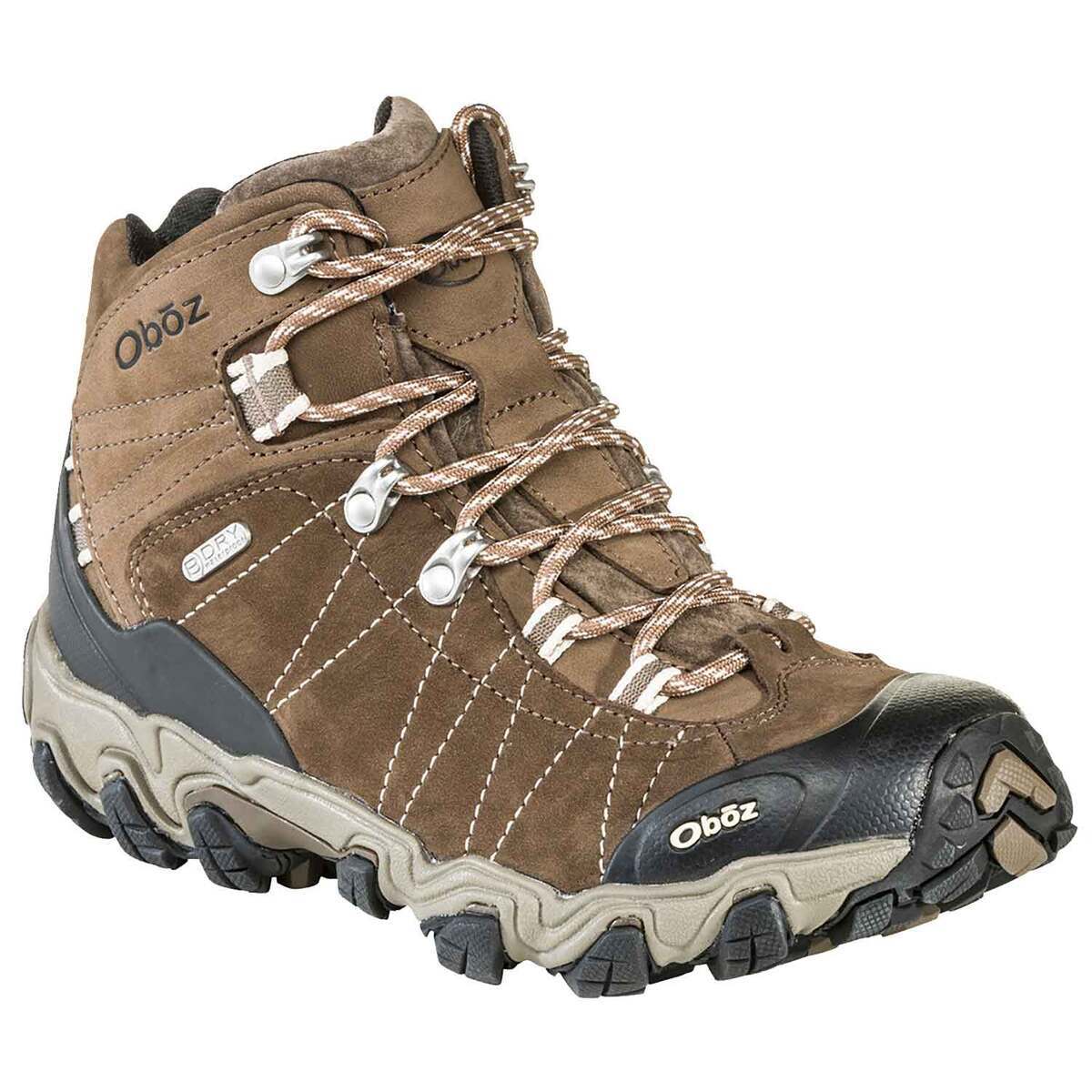 Oboz Women's Bridger Waterproof Mid Hiking Boots - Walnut - Size 8.5 D -  Walnut 8.5