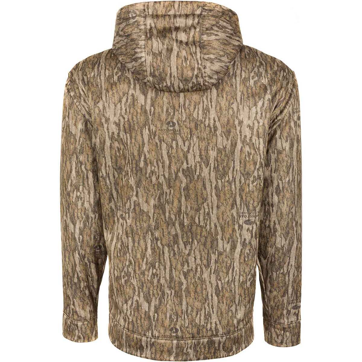 Ol' Tom Men's Mossy Oak Bottomland Camo Performance Hunting Hoodie ...