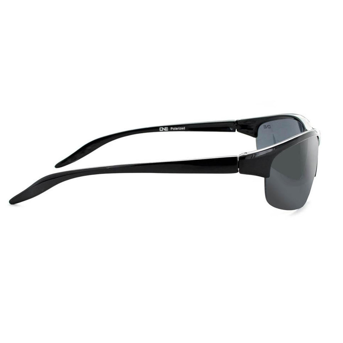 ONE Alpine Polarized Sunglasses - Shiny Black/Black | Sportsman's Warehouse