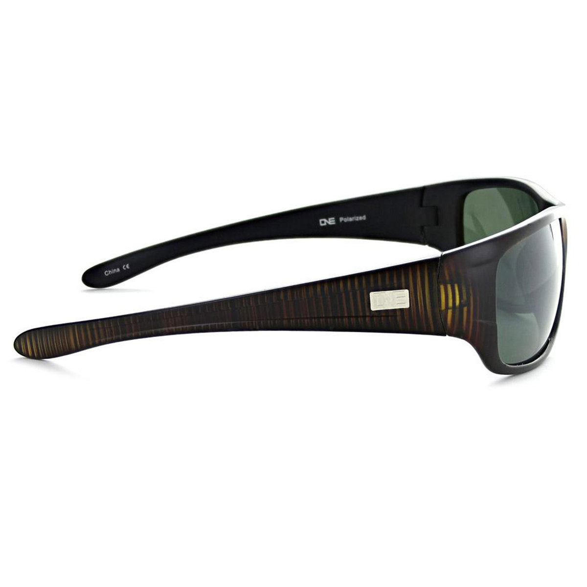 ONE Contra Polarized Sunglasses Vertical Driftwood/Gray Sportsman's Warehouse