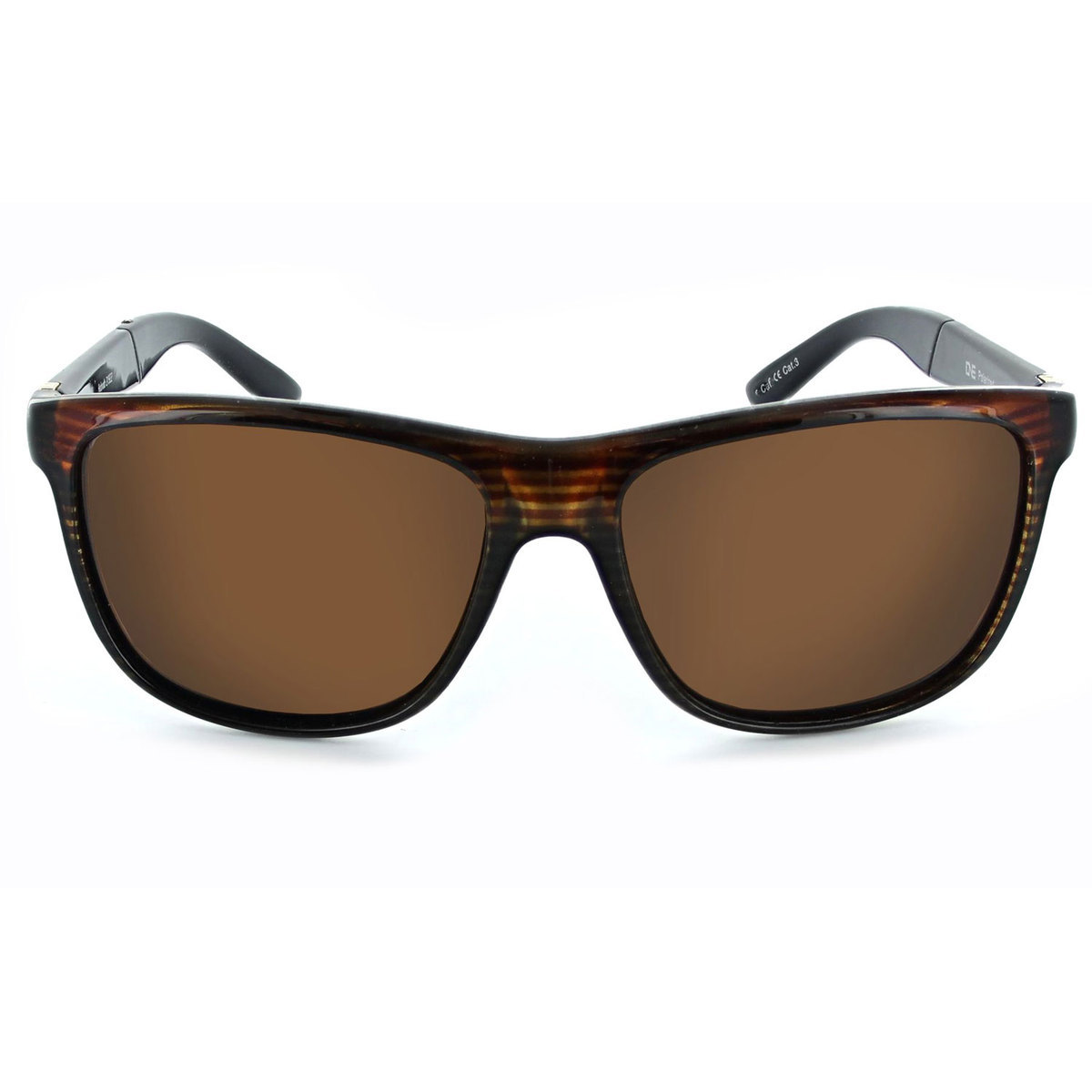 ONE Hobnob Polarized Sunglasses - Shiny Driftwood Demi/Brown ...
