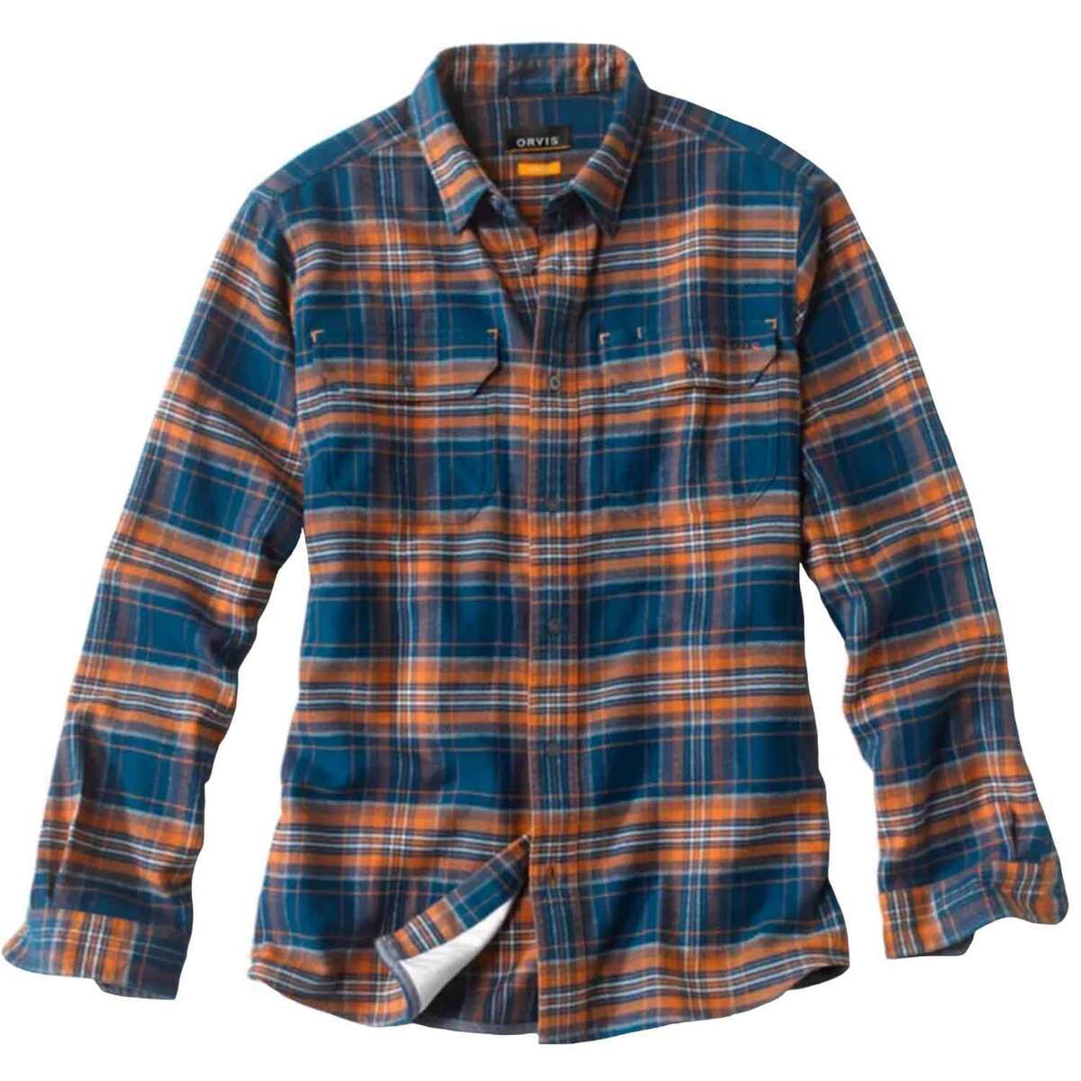 Orvis Men's Mid Mountain Tech Flannel Long Sleeve Fishing Shirt ...