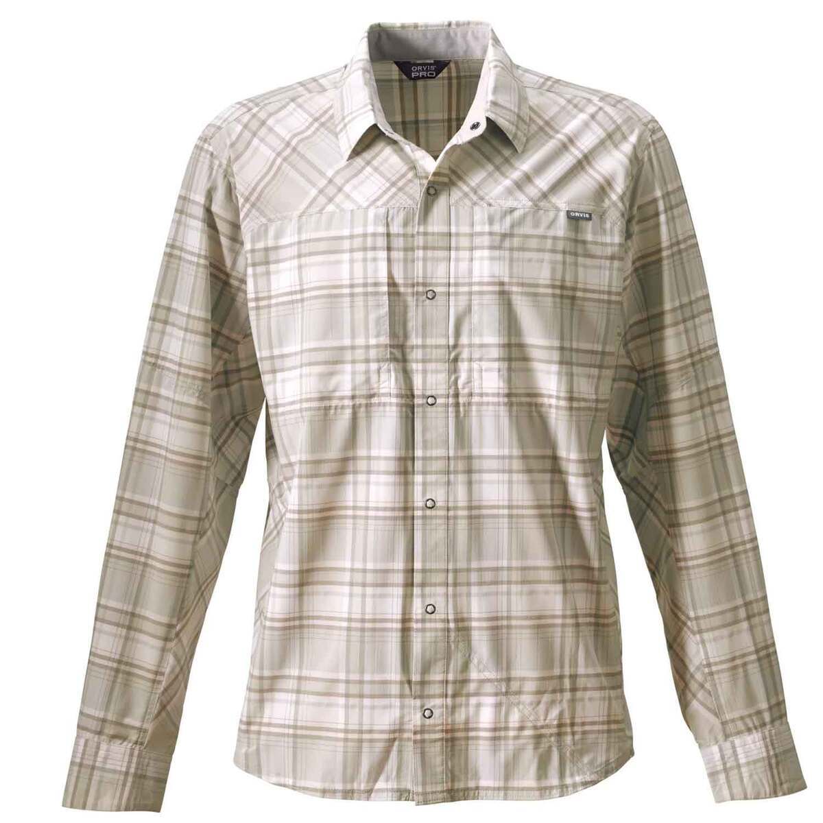 Orvis Men's GSP on Point Long Sleeve Casual Shirt - Olive L by Sportsman's Warehouse