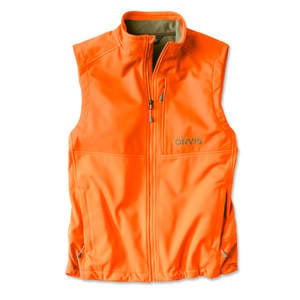 Orvis Men's Softshell Hunting Vest - Blaze Orange - XL