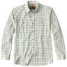 Orvis Men's Tech Chambray Plaid Long Sleeve Work Shirt