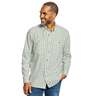 Orvis Men's Tech Chambray Plaid Long Sleeve Work Shirt