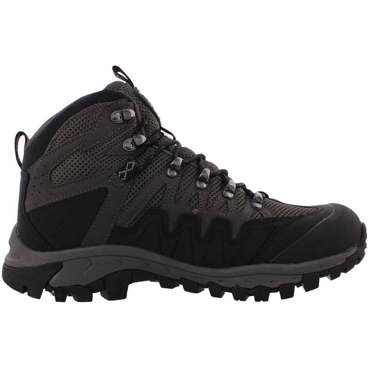 Pacific Mountain Men's Emmons Waterproof Mid Hiking Boots - Dark Gray ...