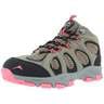 Pacific Mountain Youth Cedar Waterproof Mid Hiking Boots - Brown/Pink - Size 3 - Brown/Pink 3