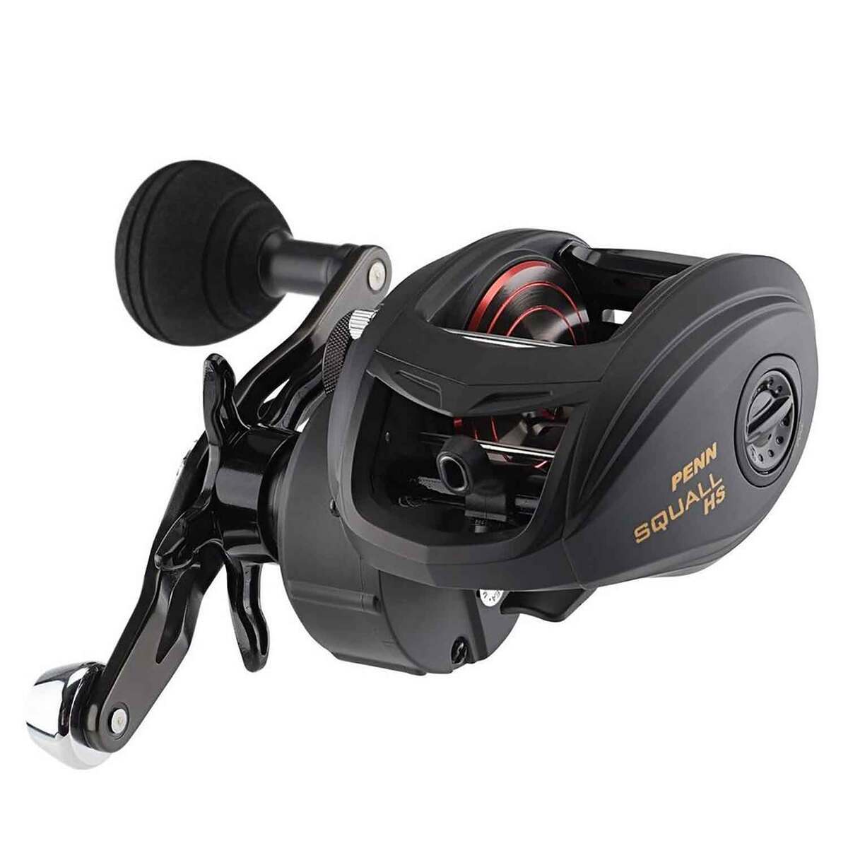 PENN Squall Low Profile Left Hand Casting Reel - Size 300, Left ...