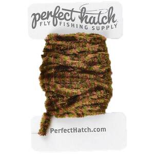 Perfect Hatch Variegated Chenille - Insect Green/Black - Medium
