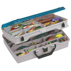 Fishing Tackle Box, 3 Layers Fishing Accessory Organizer Box Fishing Stowaway Toolbox for Hooks Lures