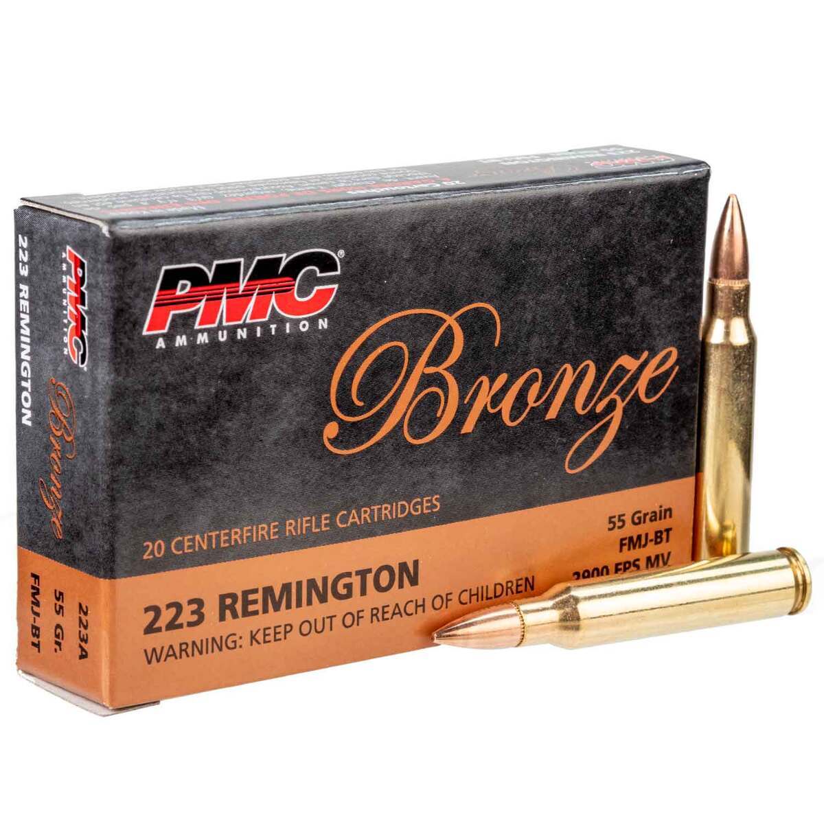 PMC 55gr .223 Rem Ammo Box of 20 - 223A