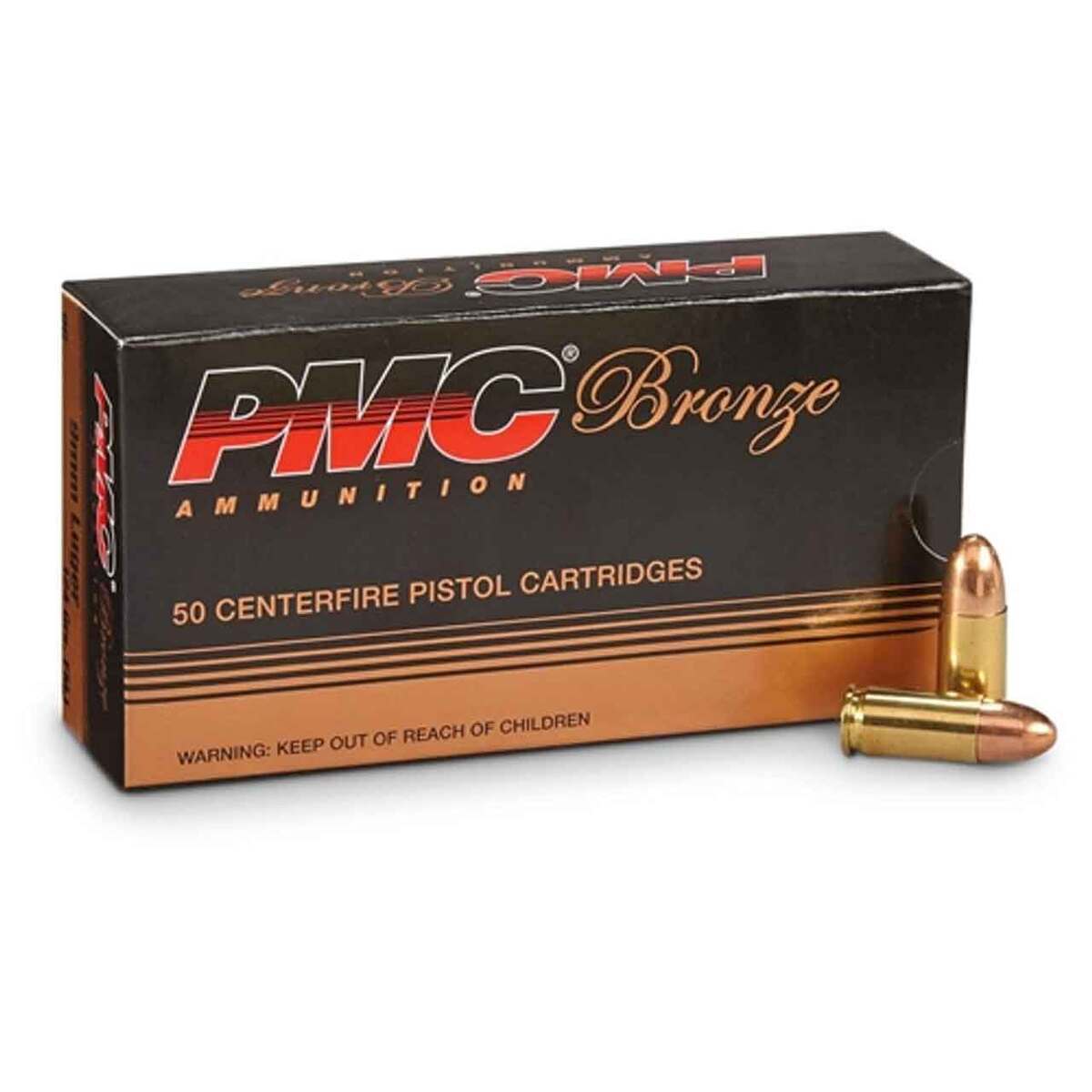 PMC Bronze 9mm Luger 115gr FMJ Handgun Ammo 50 Rounds Sportsman's  Warehouse