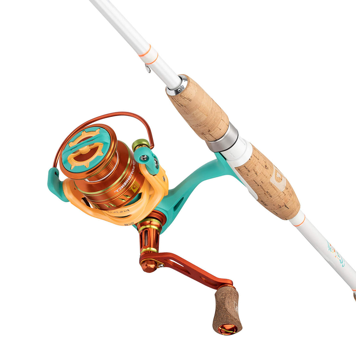 Profishiency KRAZY Spinning Rod and Reel Combo 7ft 2in, Medium Heavy