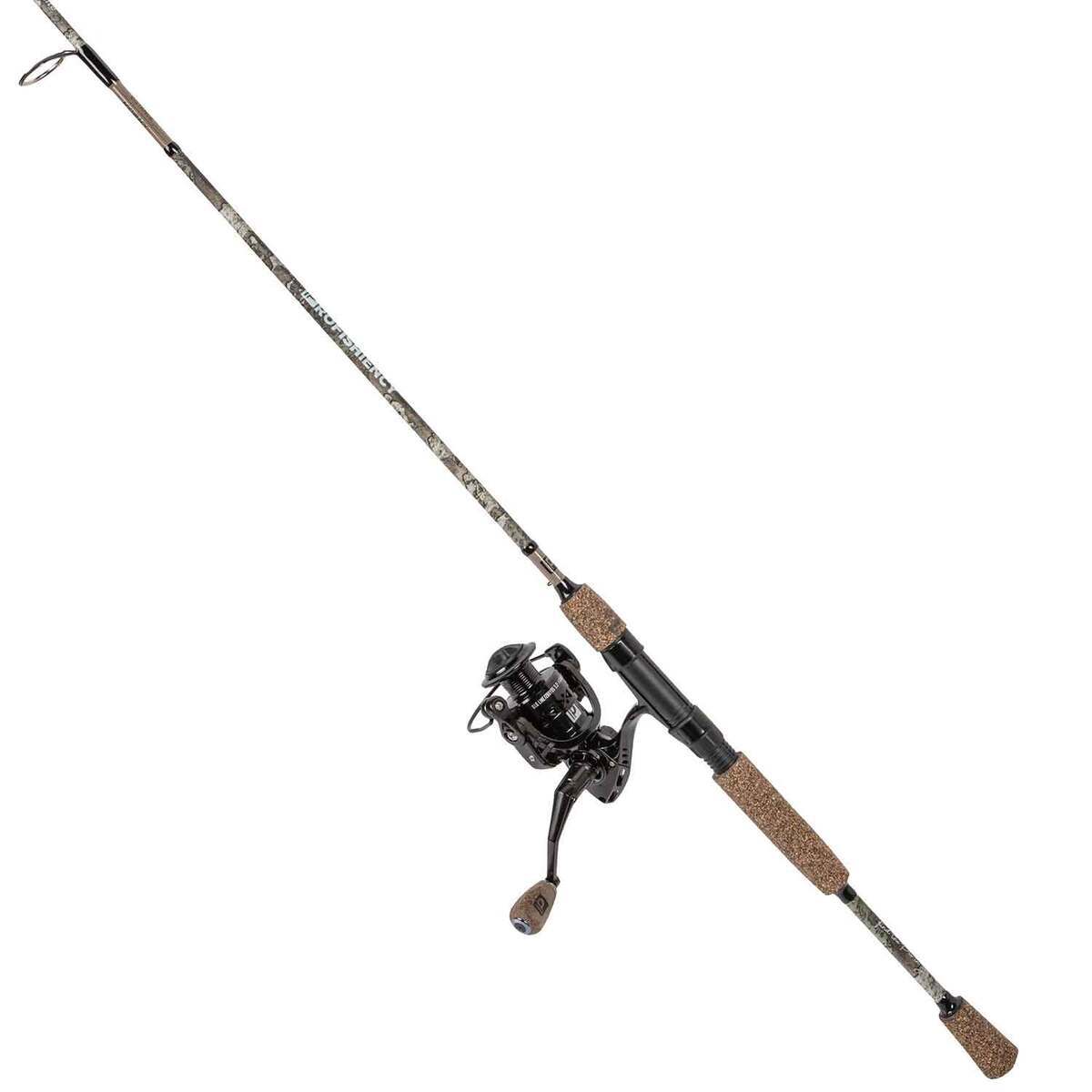 Spinning Fishing Combo 5ft 2 Spinning Rod and 5.2:1 High Speed Spin