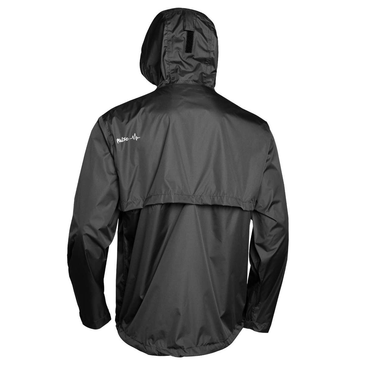 Pulse Men's Pod Waterproof Packable Rain Jacket - Black - 3XL - Black ...
