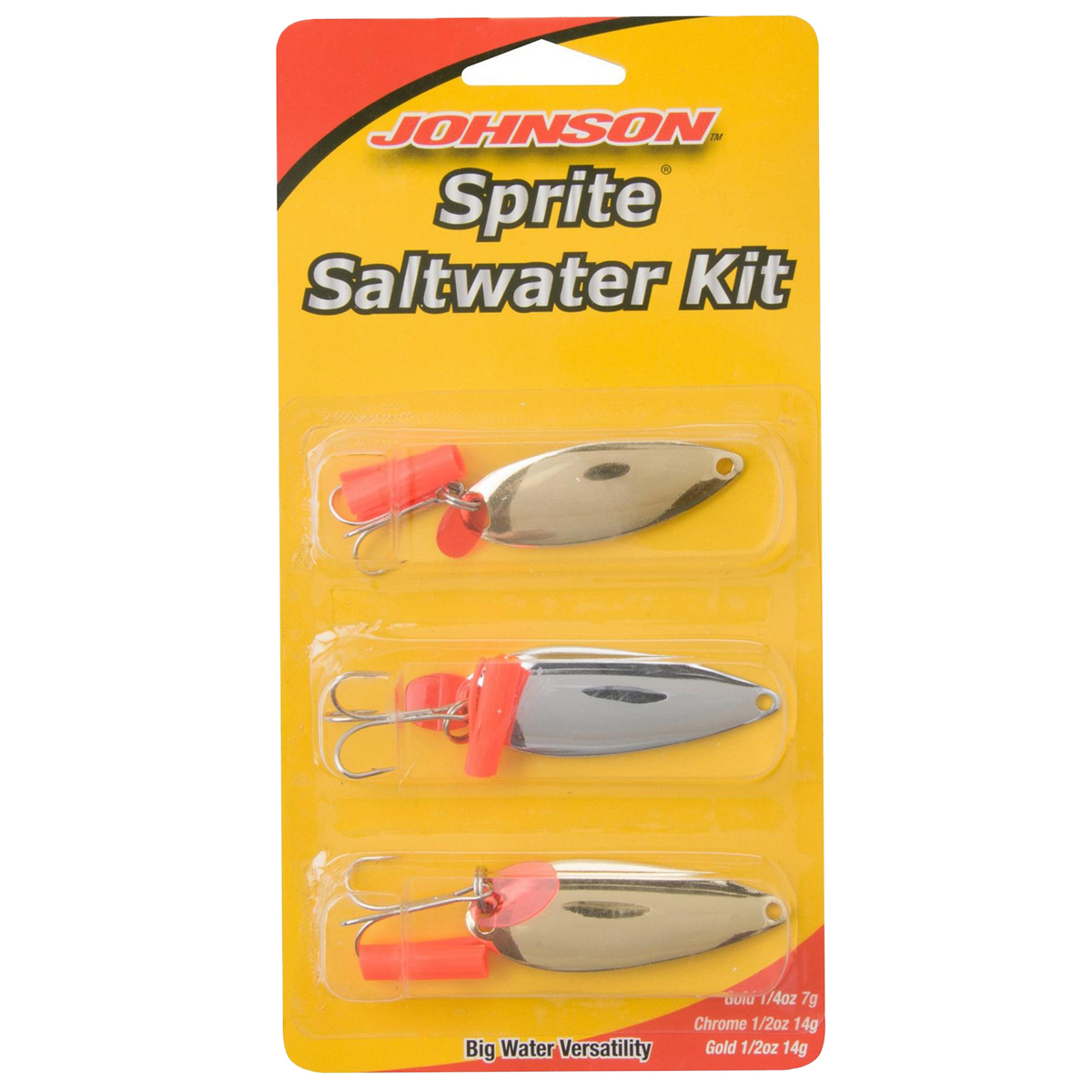 Pure Fishing Inc Johnson Sprite Saltwater Casting Spoon Kit