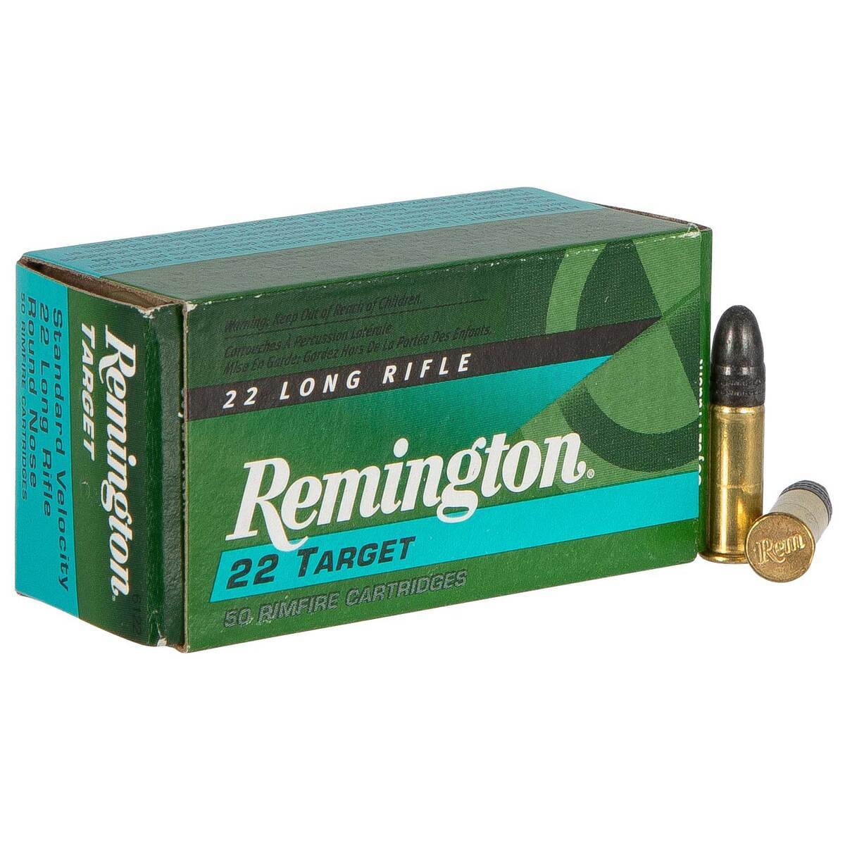 Remington 22 Target 22 Long Rifle 40gr Rn Rimfire Ammo 50 Rounds
