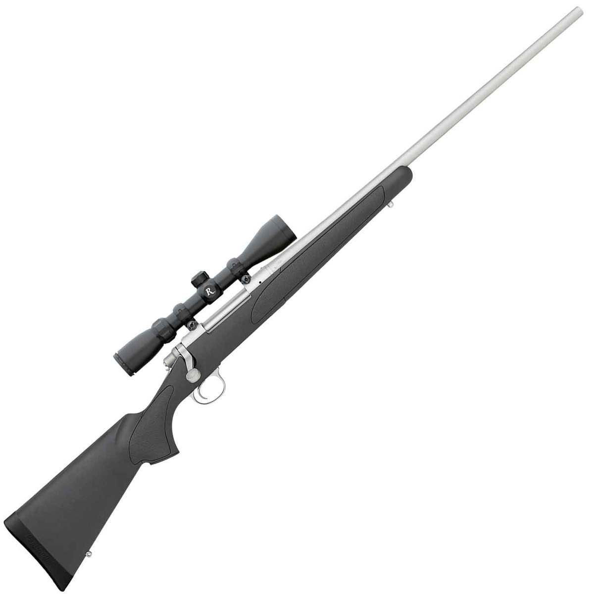 Remington 700 Adl With Scope Stainlessblack Bolt Action Rifle 243