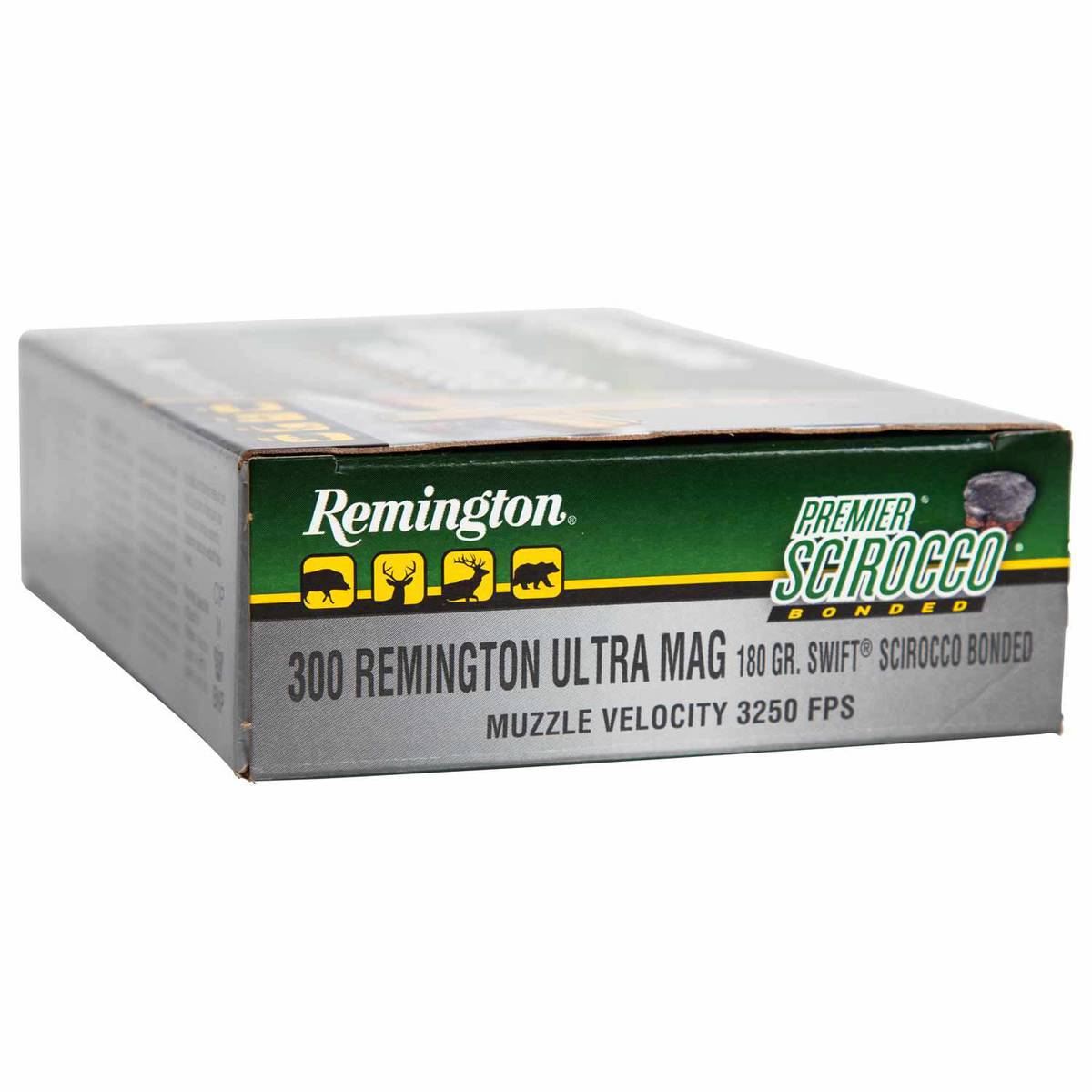 Remington Premier Scirocco Bonded 300 Remington Ultra Magnum 180gr Ssb Rifle Ammo 20 Rounds 