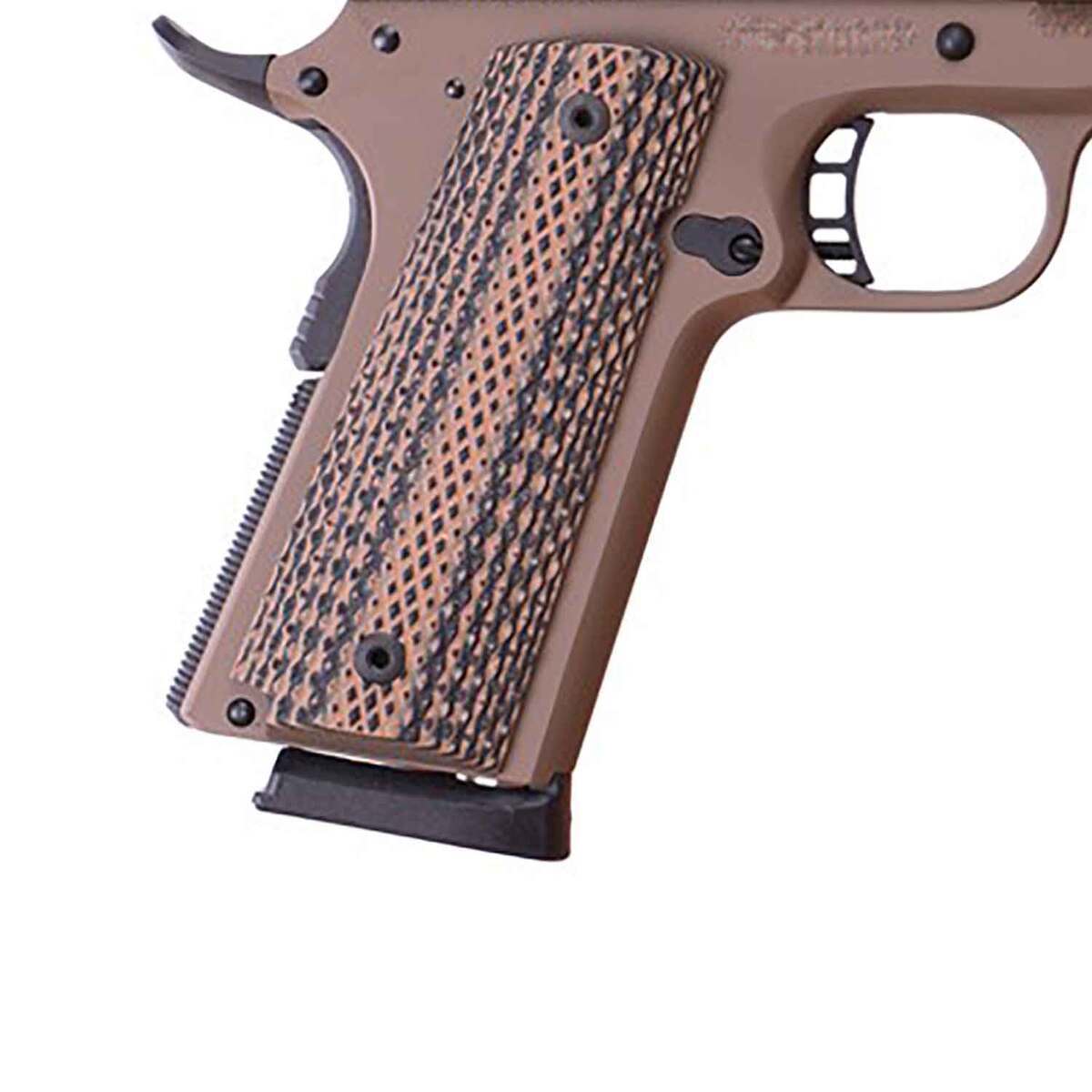 Rock Island Armory M1911 A1 Xt22 22 Wmr 22 Mag 5in Flat Dark Earth Cerakote Pistol 141 8055