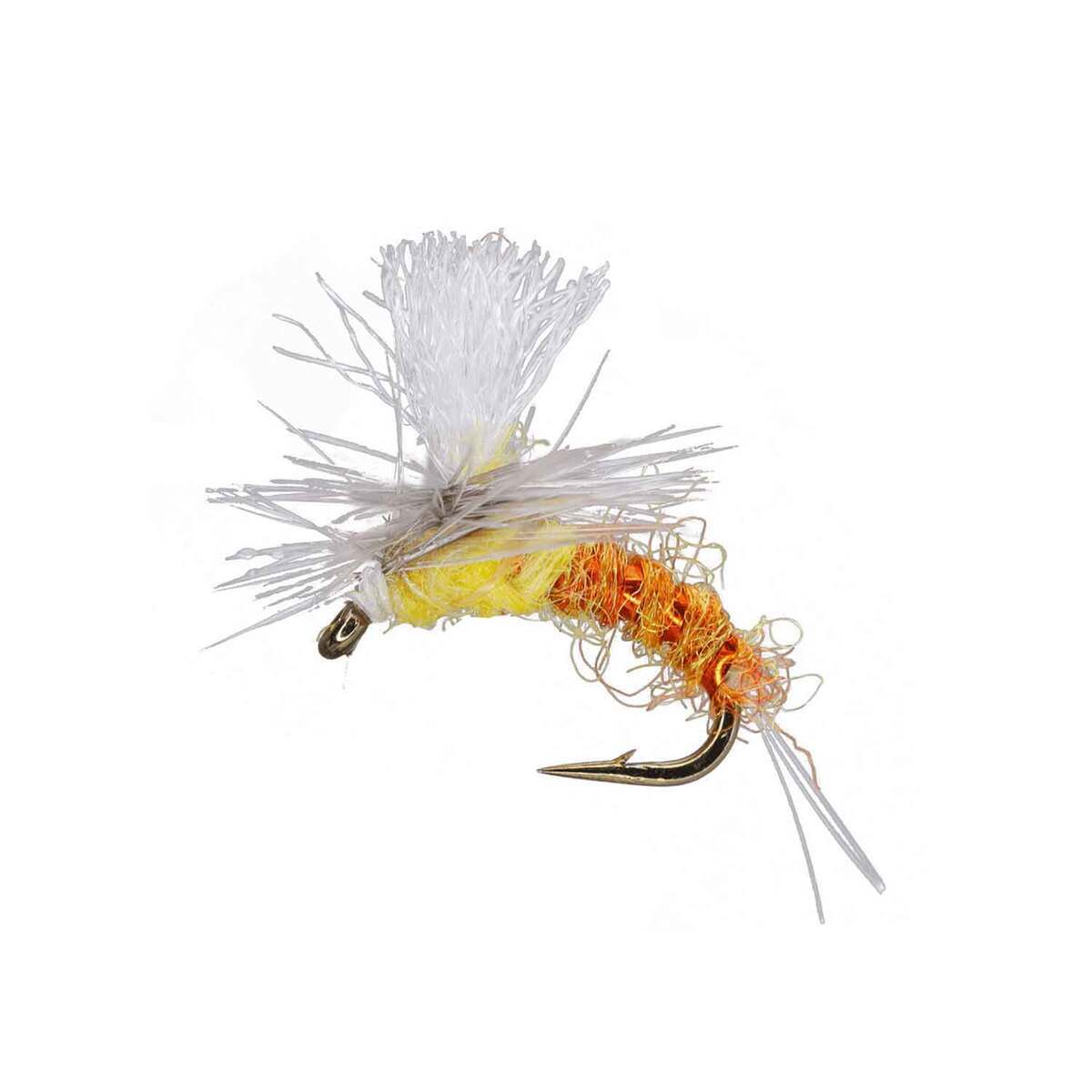 RoundRocks Parachute PMD Emerger Fly - 6 Pack - YellowithOrange/White 16 by Sportsman's Warehouse