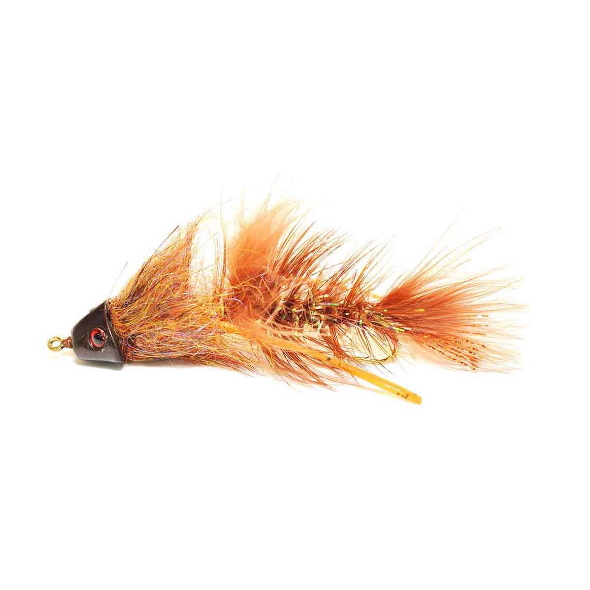 RoundRocks Sculpinator Streamer Fly - Brown, Size 6 - Brown 6 by Sportsman's Warehouse