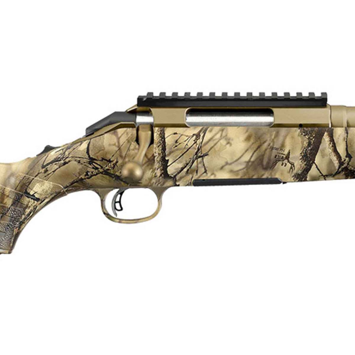 Ruger American Rifle Go Wild Camo Bronze Bolt Action Rifle 243