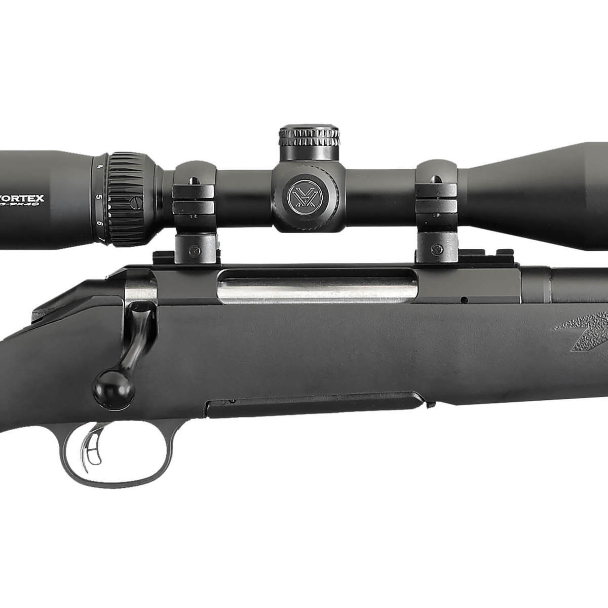 Ruger American Scoped Black Bolt Action Rifle 308 Winchester 22in