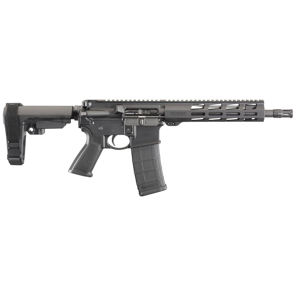 Ruger Ar 556 5 56mm Nato 10 5in Matte Black Pistol 30 1 Rounds Sportsman S Warehouse