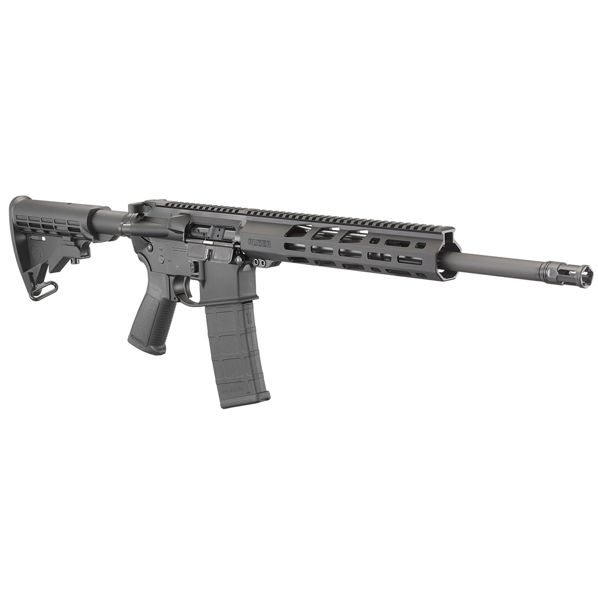 Ruger AR-556 5.56mm NATO 16.1in Black Semi Automatic Rifle - 30+1