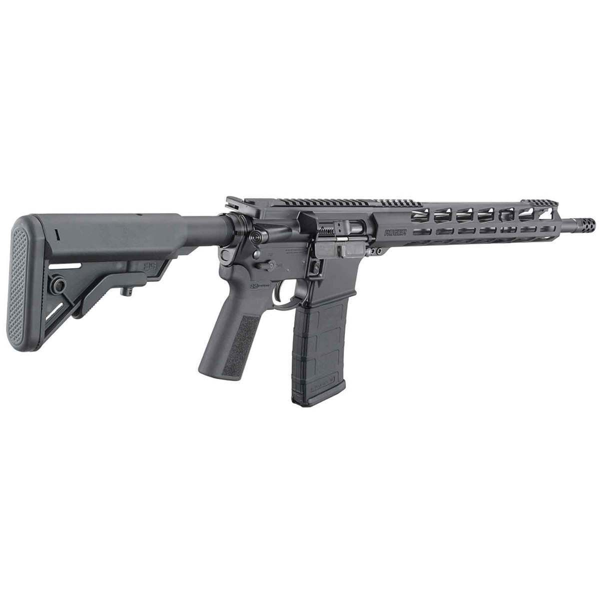 Ruger AR-556 MPR 5.56mm NATO 16.1in Black Semi Automatic Modern ...