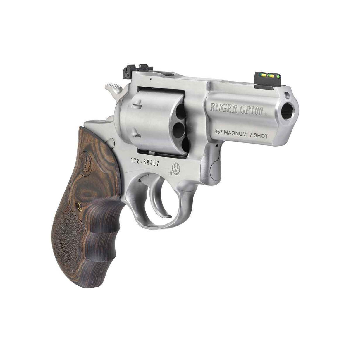Ruger Gp100 Unfluted 357 Magnum 3in Stainless Revolver 7 Rounds Sportsman S Warehouse